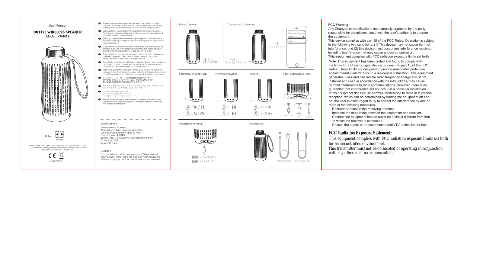 Xoopar XP81013 User Manual