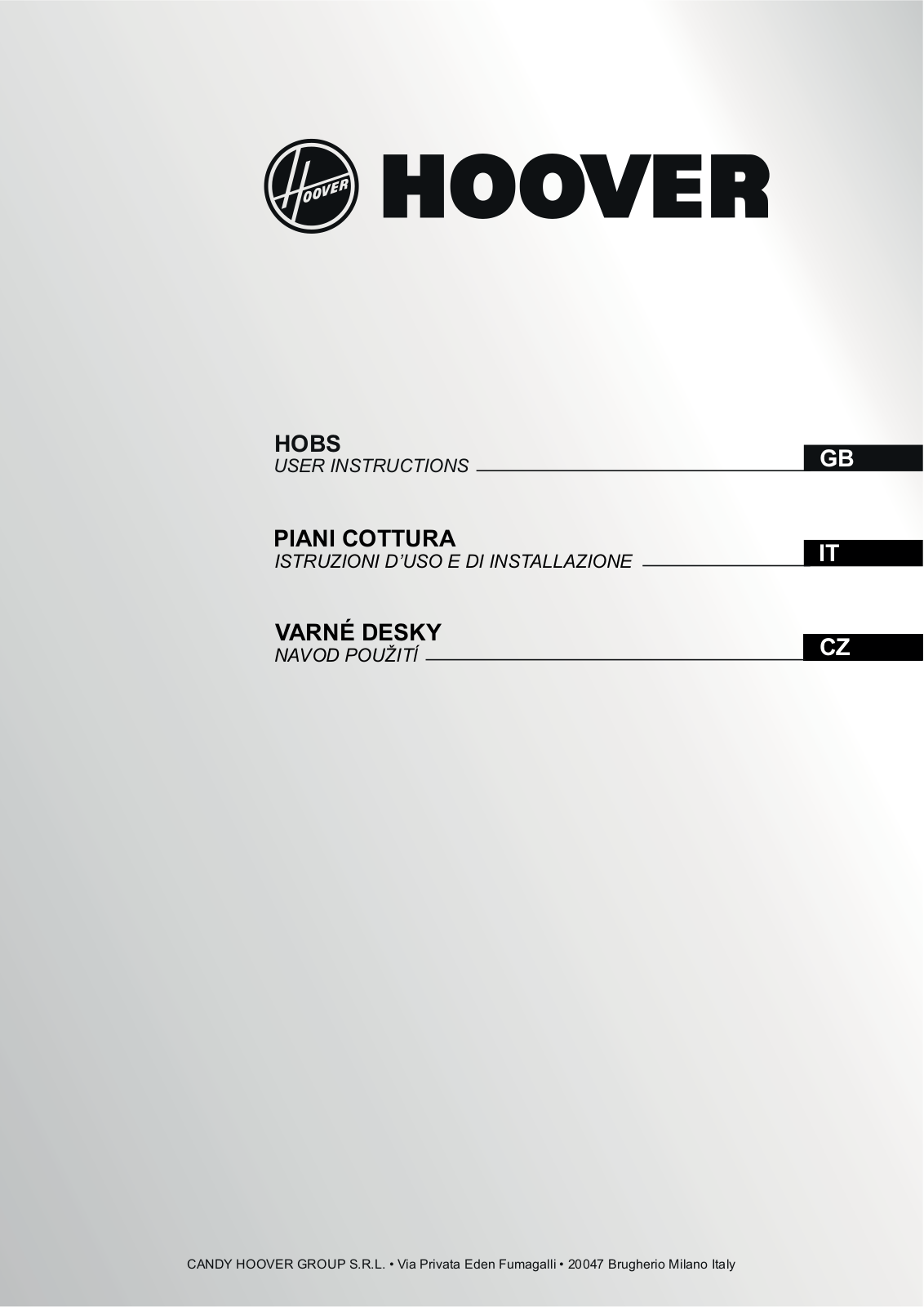 Hoover HH64BV User Manual