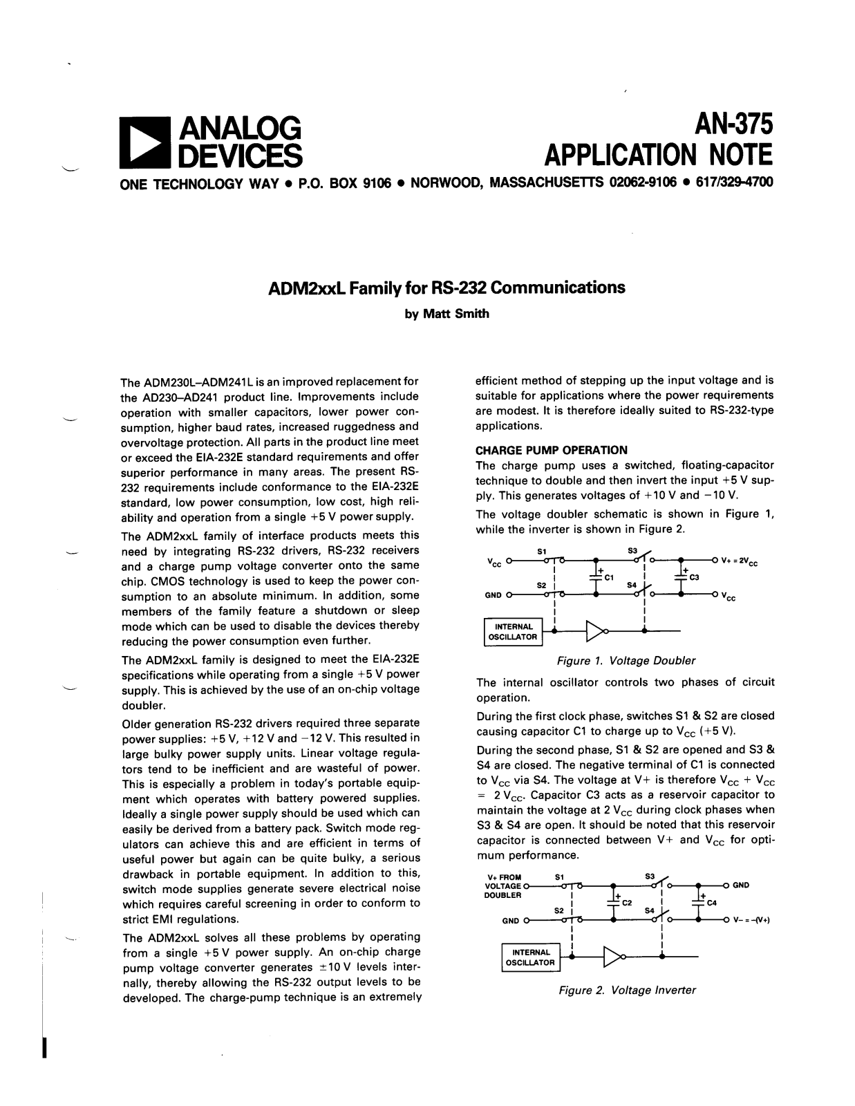 ANALOG DEVICES AN-375 Service Manual