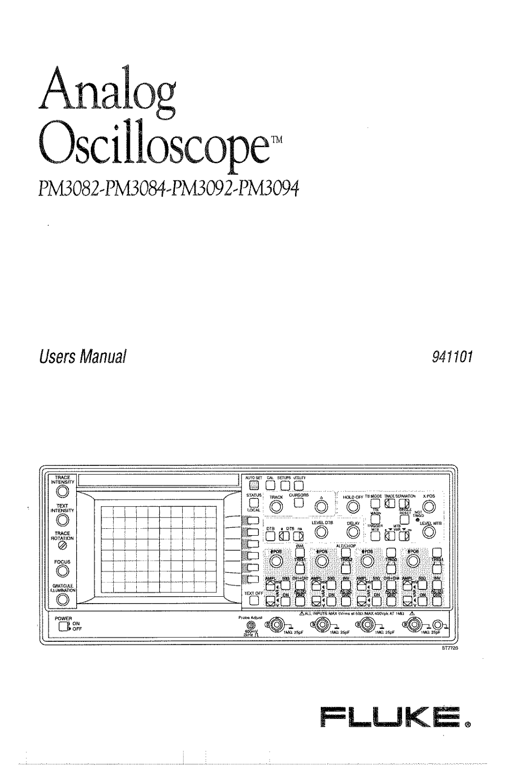 Fluke PM3094, PM3092, PM3084, PM3082 User Manual