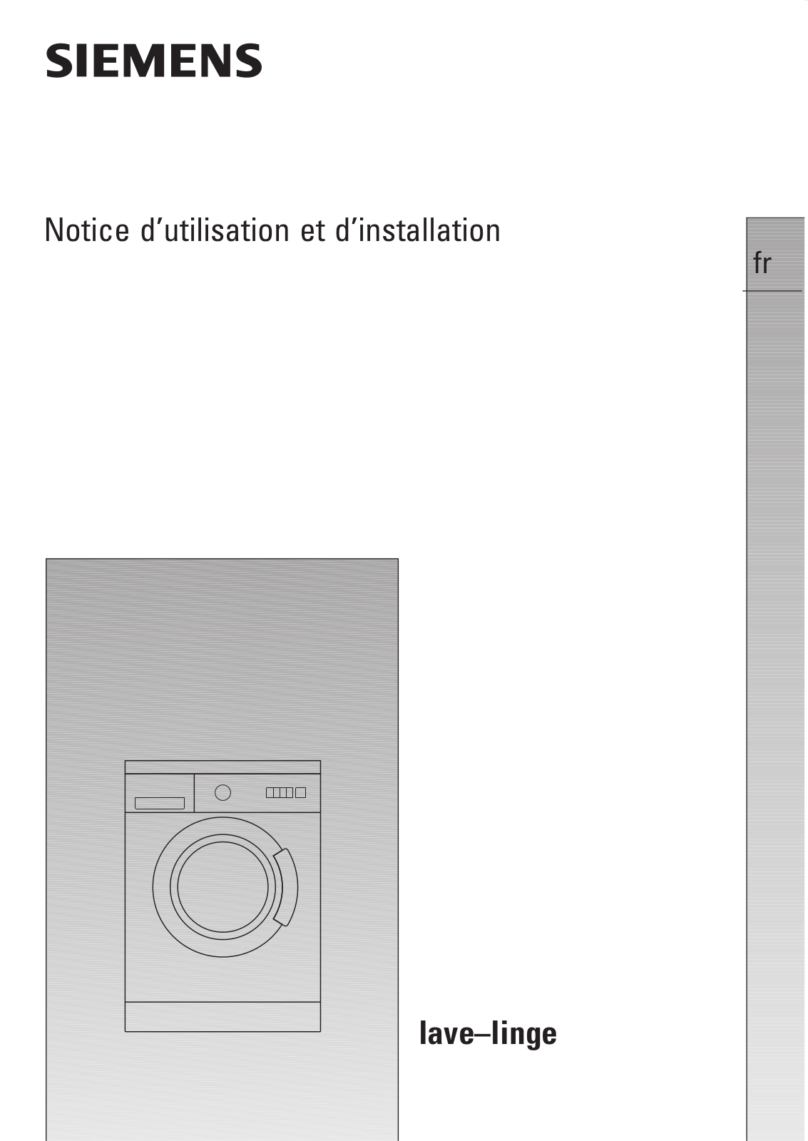 SIEMENS WXSP1260FF User Manual