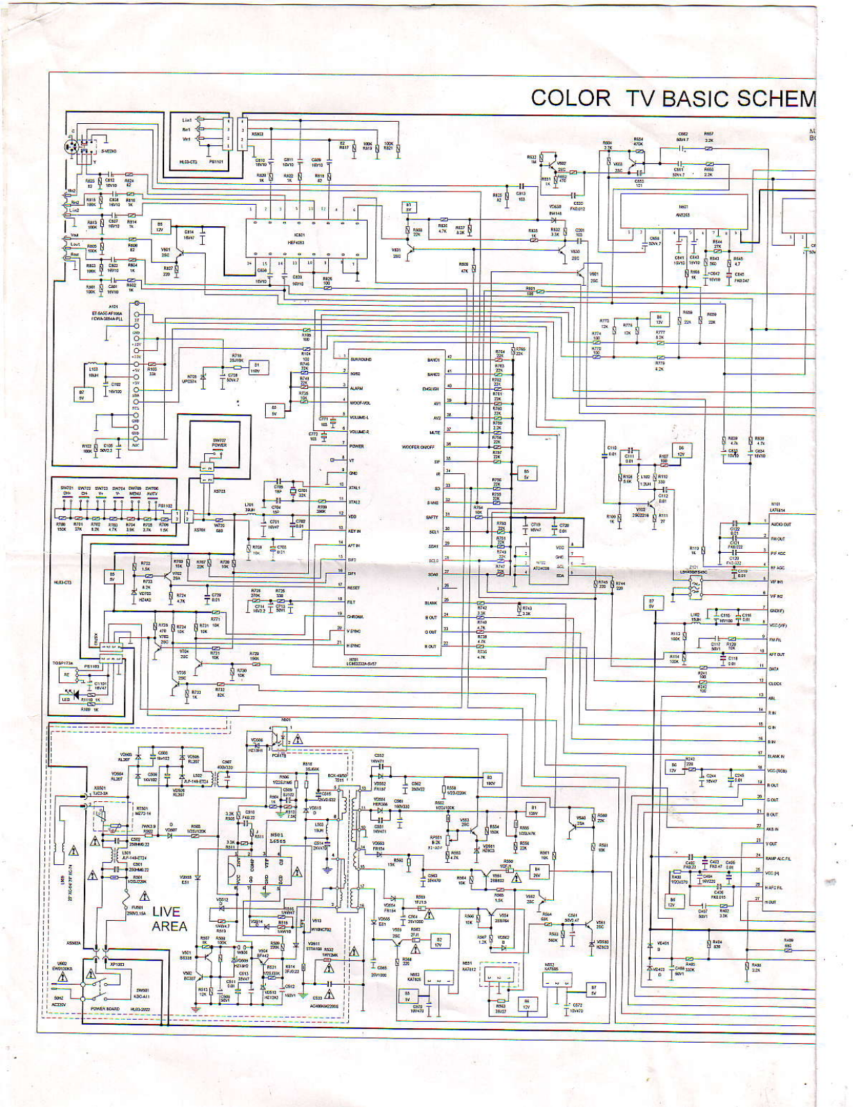 Asahi K2611 Schematic