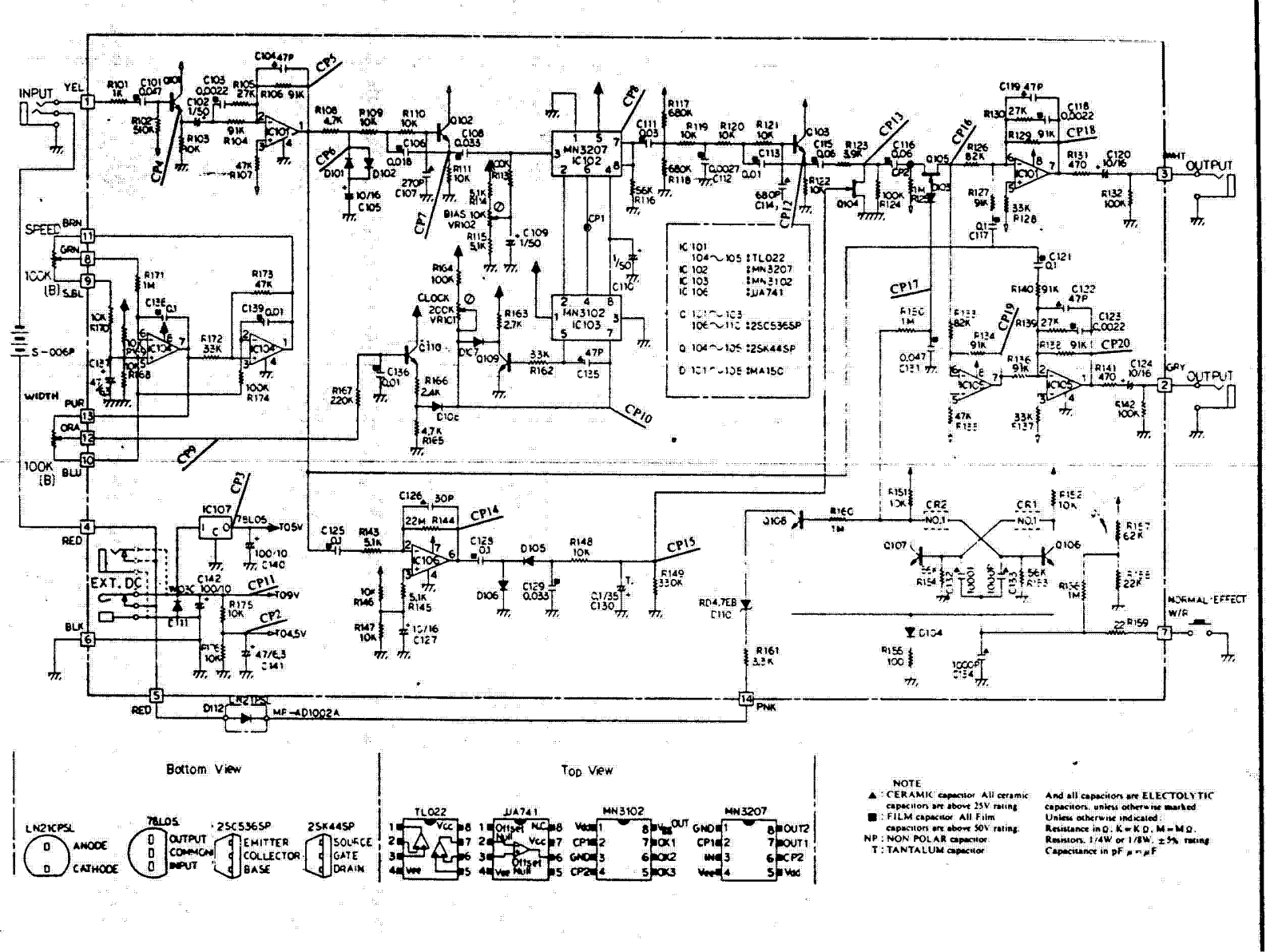 Ibanez cs9 schematic