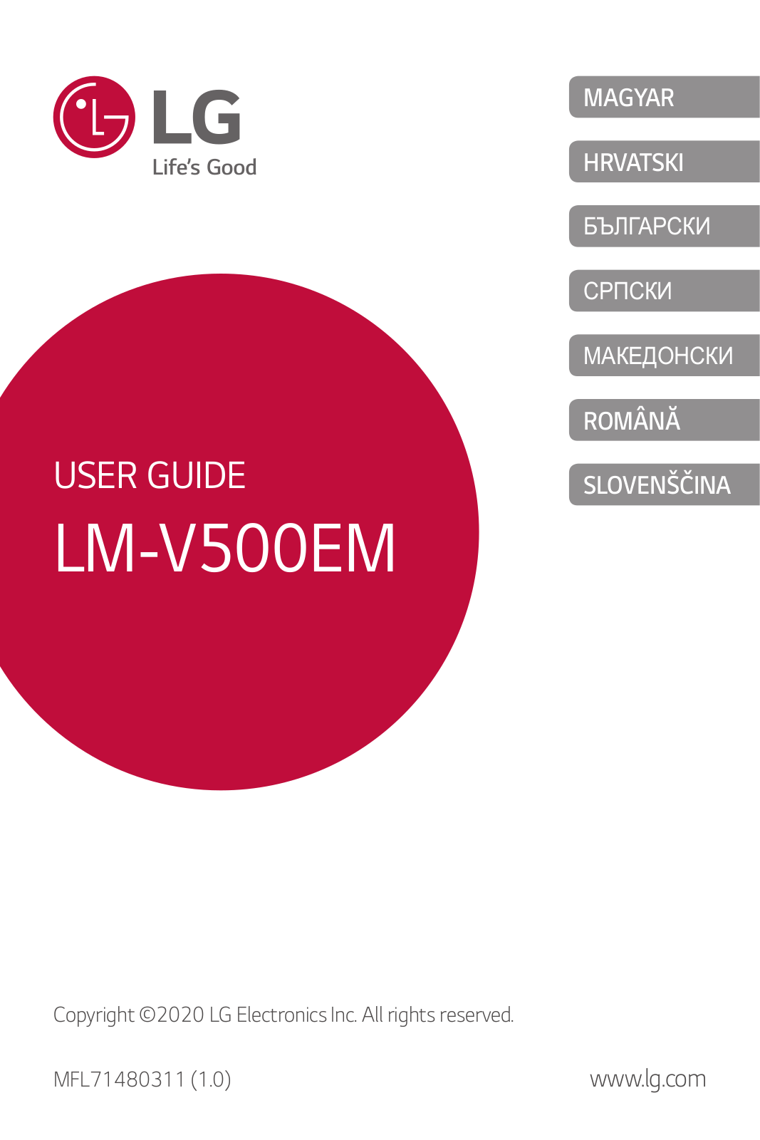 LG LMV500EM Owner’s Manual