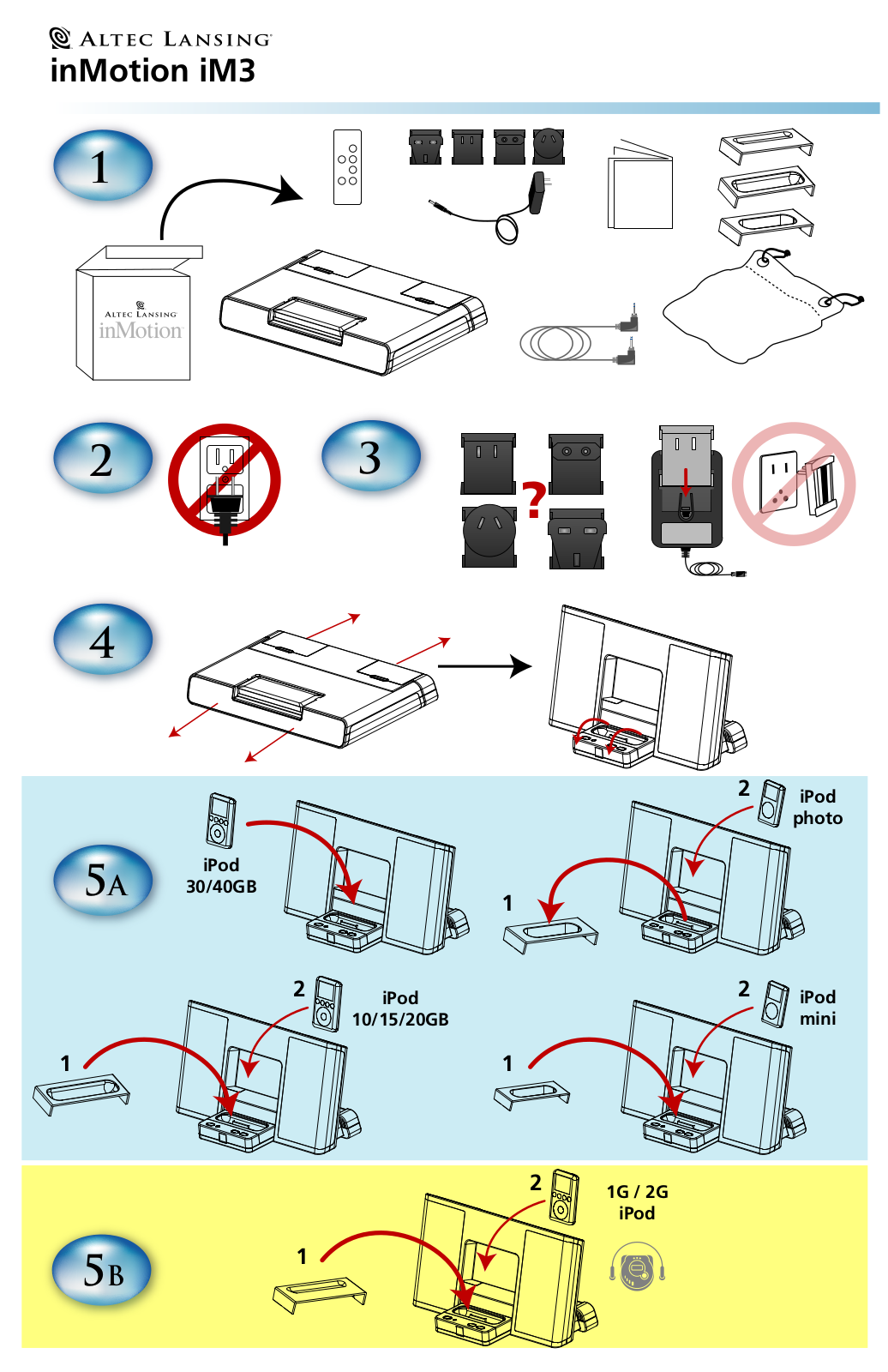 Altec lansing INMOTION IM3 User Manual