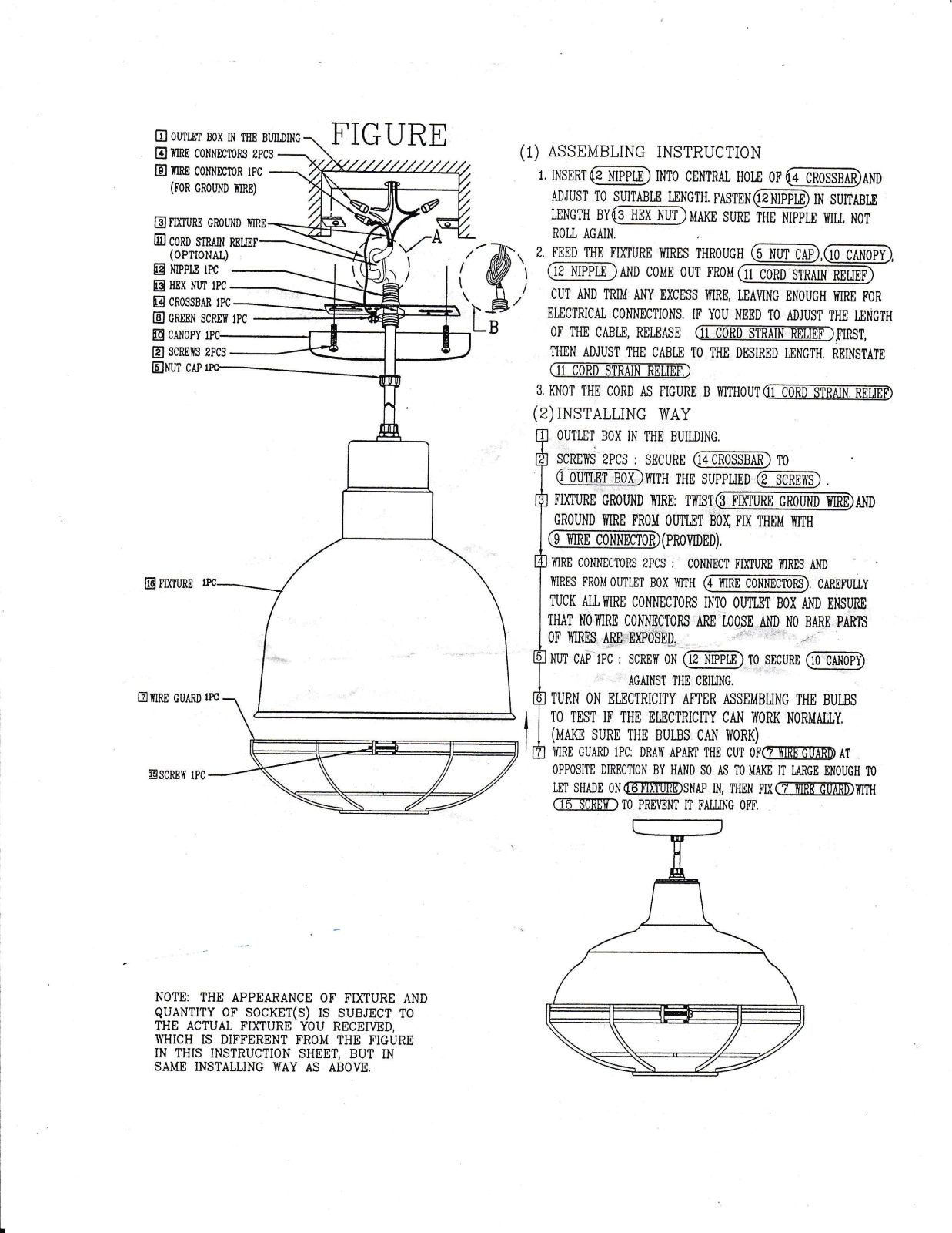 Zipcode Design W003425916 Assembling Instruction - ManualMachine.com