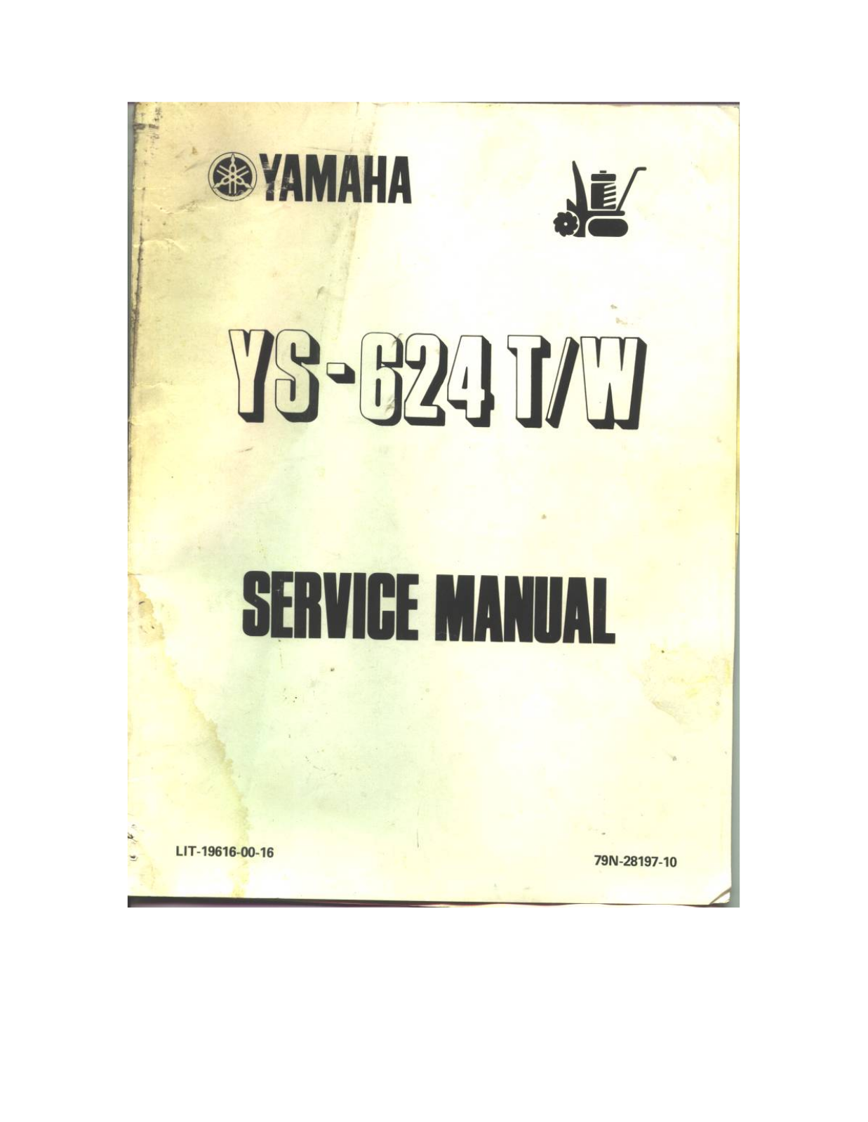 Yamaha YS-624T SERVICE MANUAL
