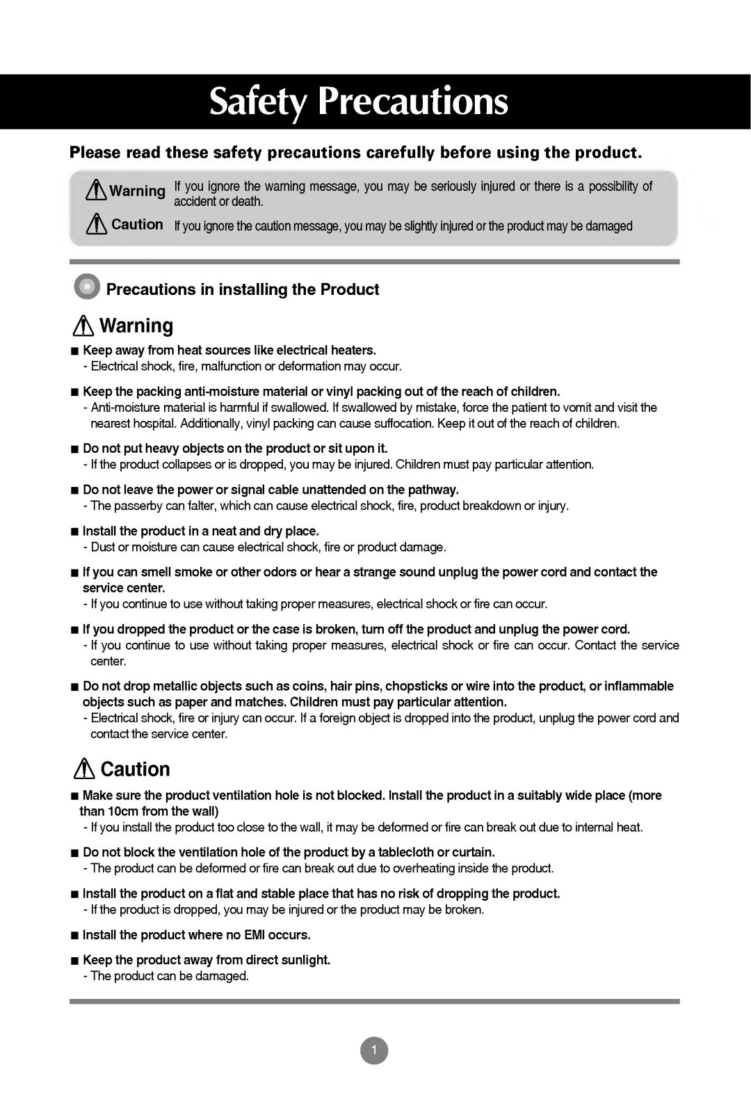 LG M1921A-BZ User Manual