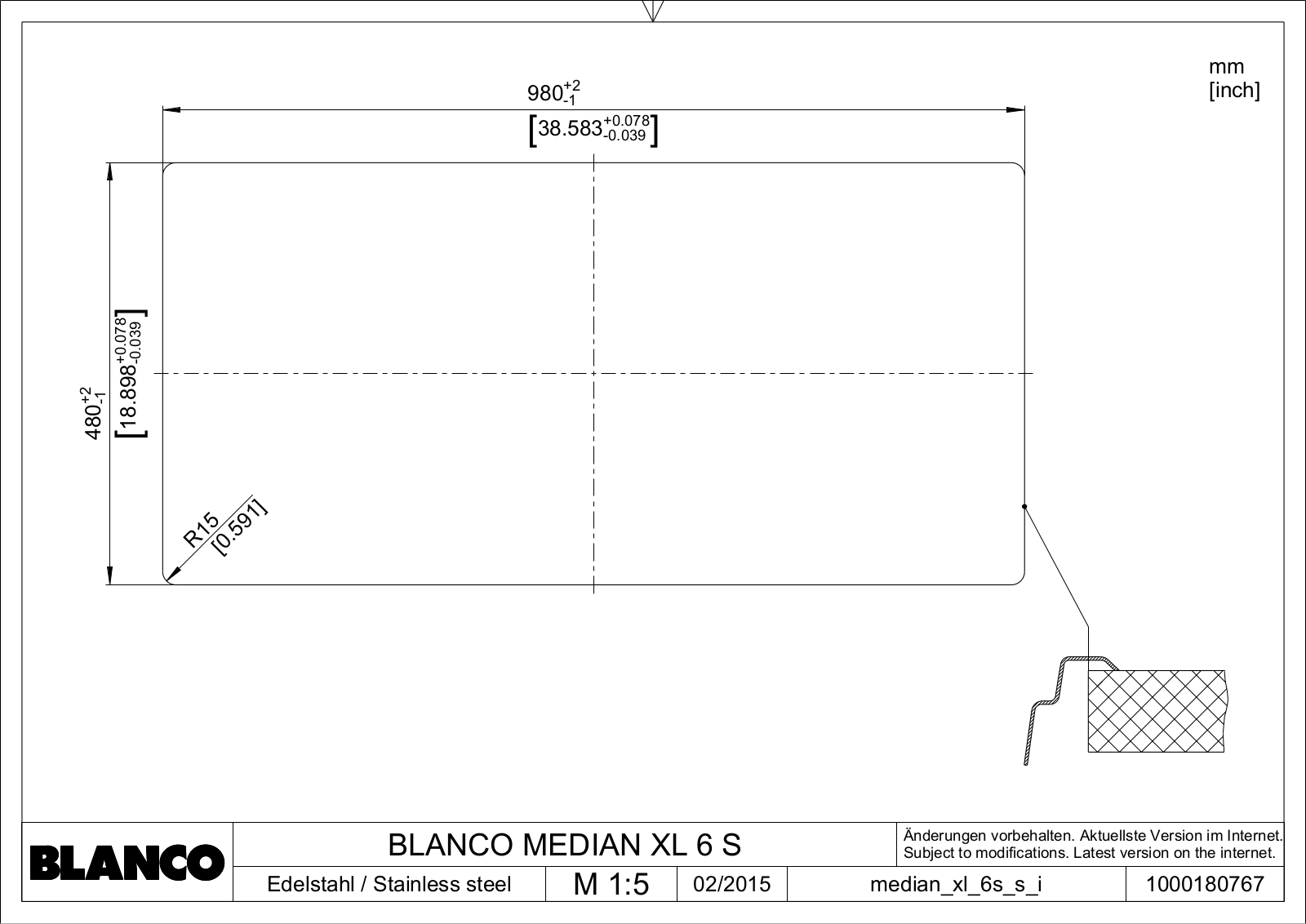 Blanco Median XL 6 S User Manual