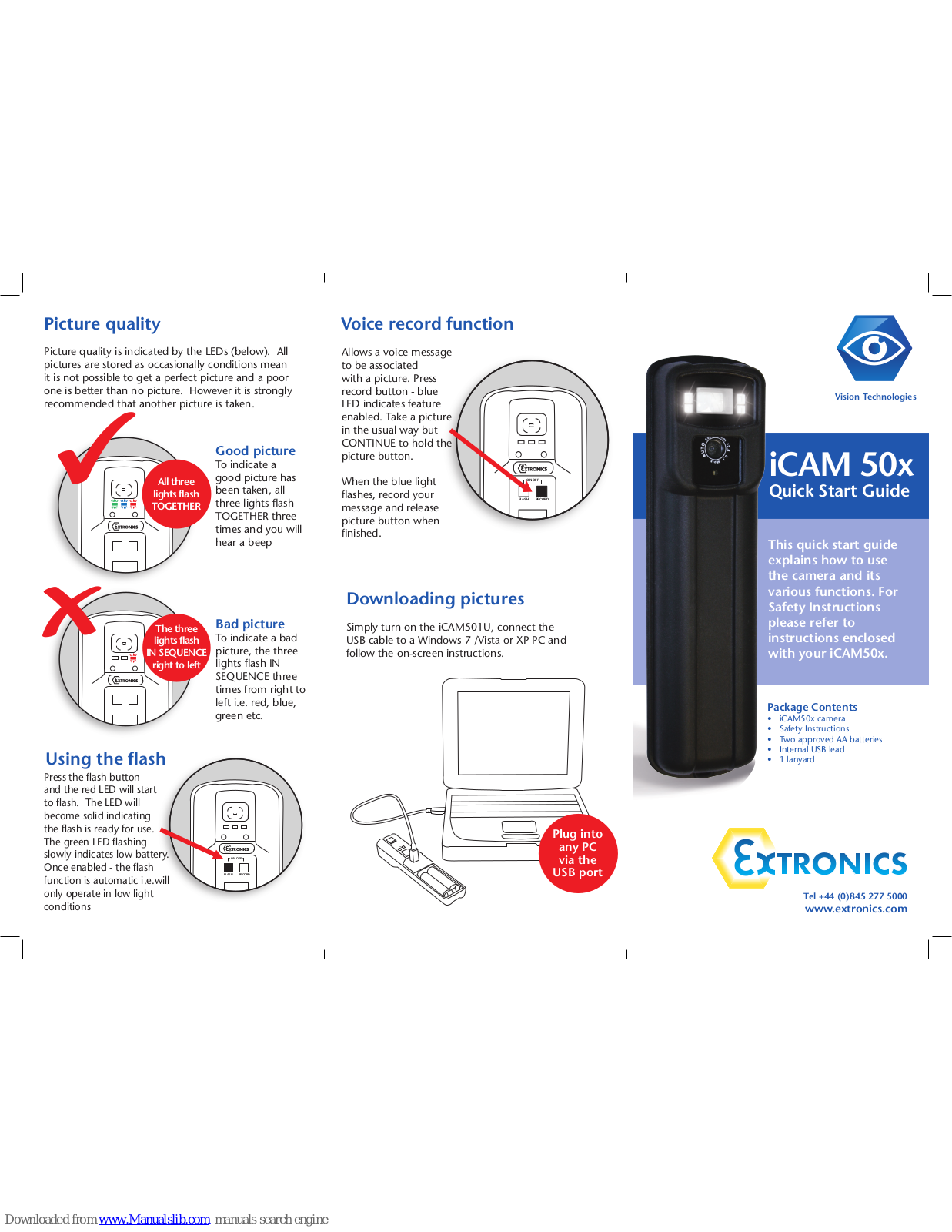 extronics iCAM 50 Series Quick Start Manual - ManualMachine.com