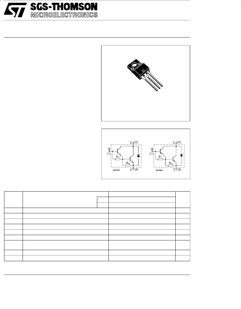 ST TIP122FP, TIP127FP User Manual