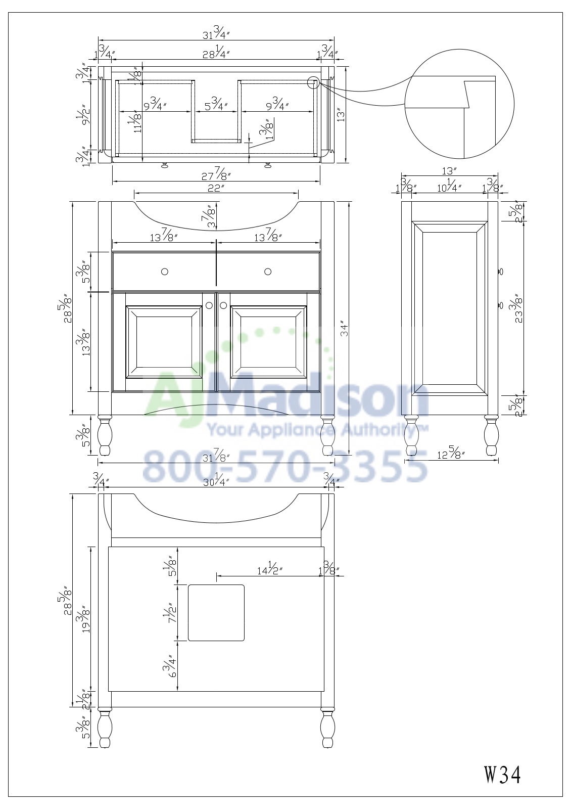 Empire Industries W34A Specs