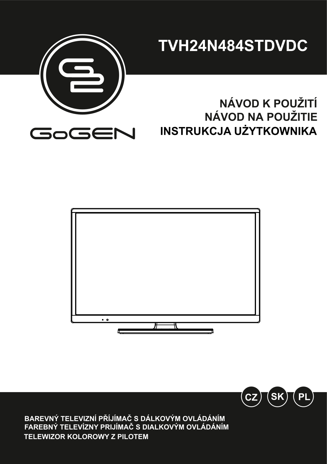 GoGEN TVH 24N484 STDVDC User Manual