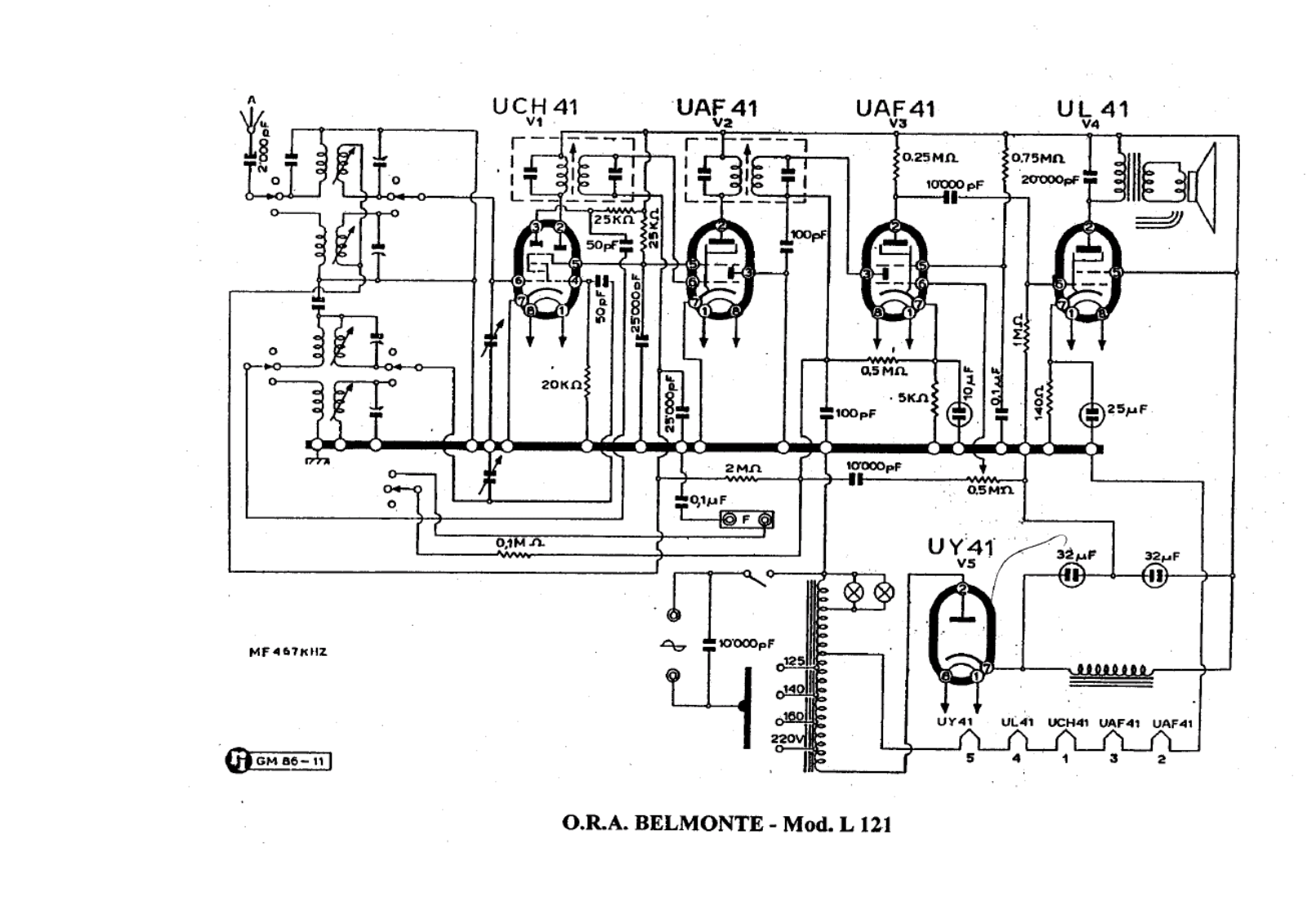ORA belmonte l121 schematic - ManualMachine.com