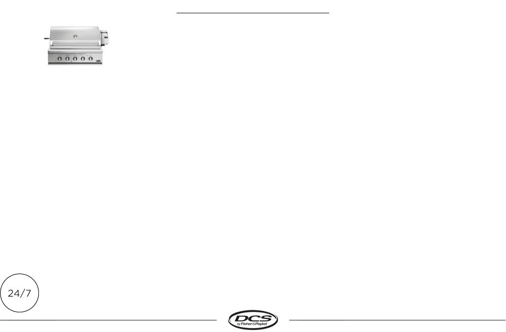 DCS BH136RN, BH136RL PRODUCT SPECIFICATIONS