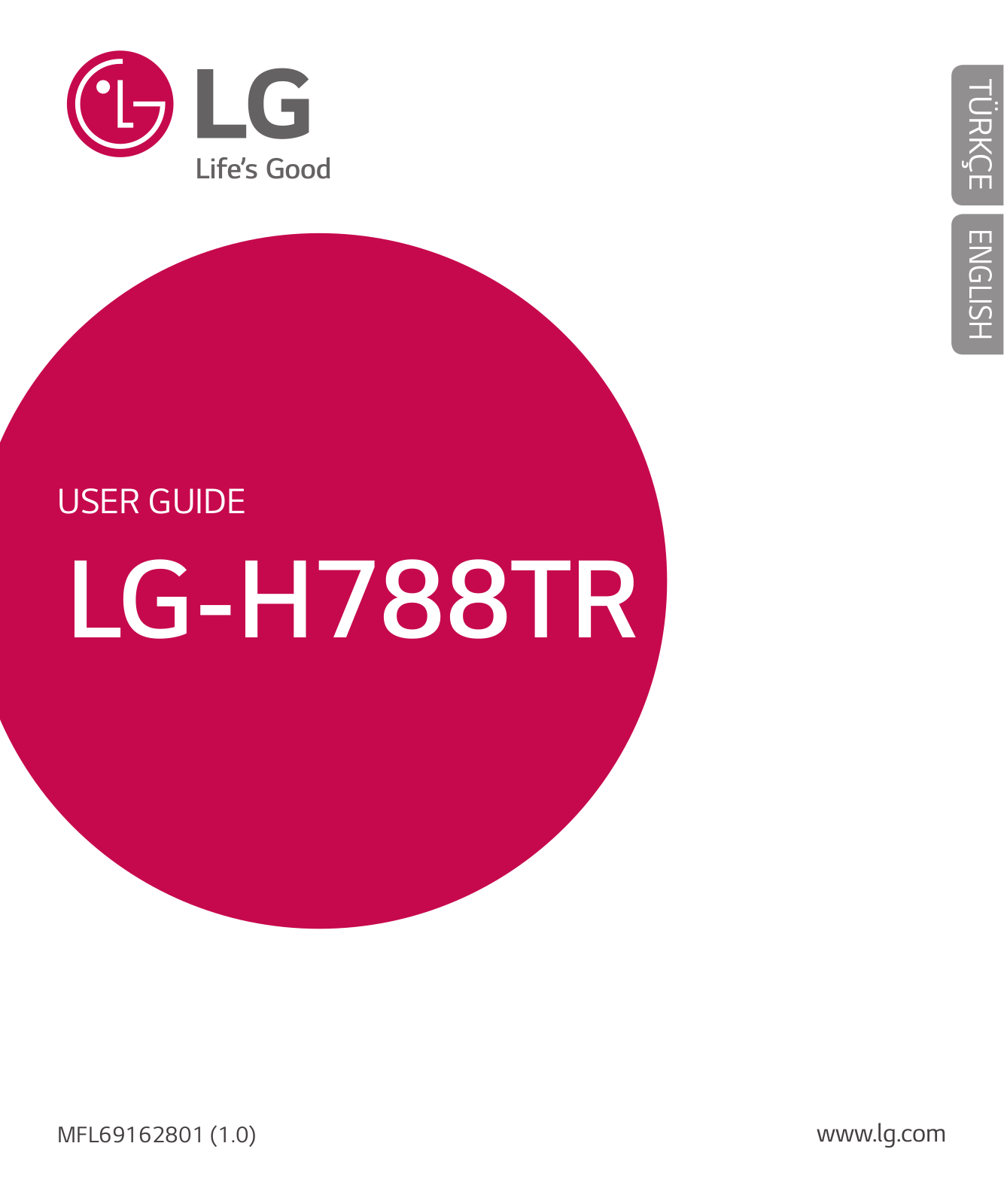 LG LGH788TR Owner's Manual