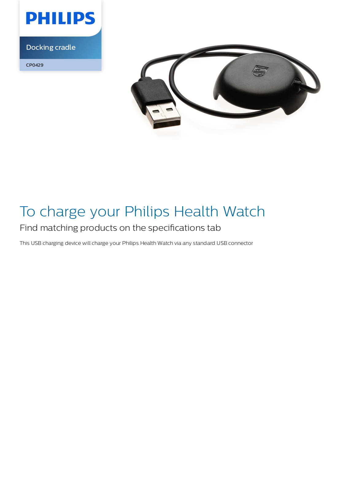 Philips CP0429/01 leaflet - ManualMachine.com