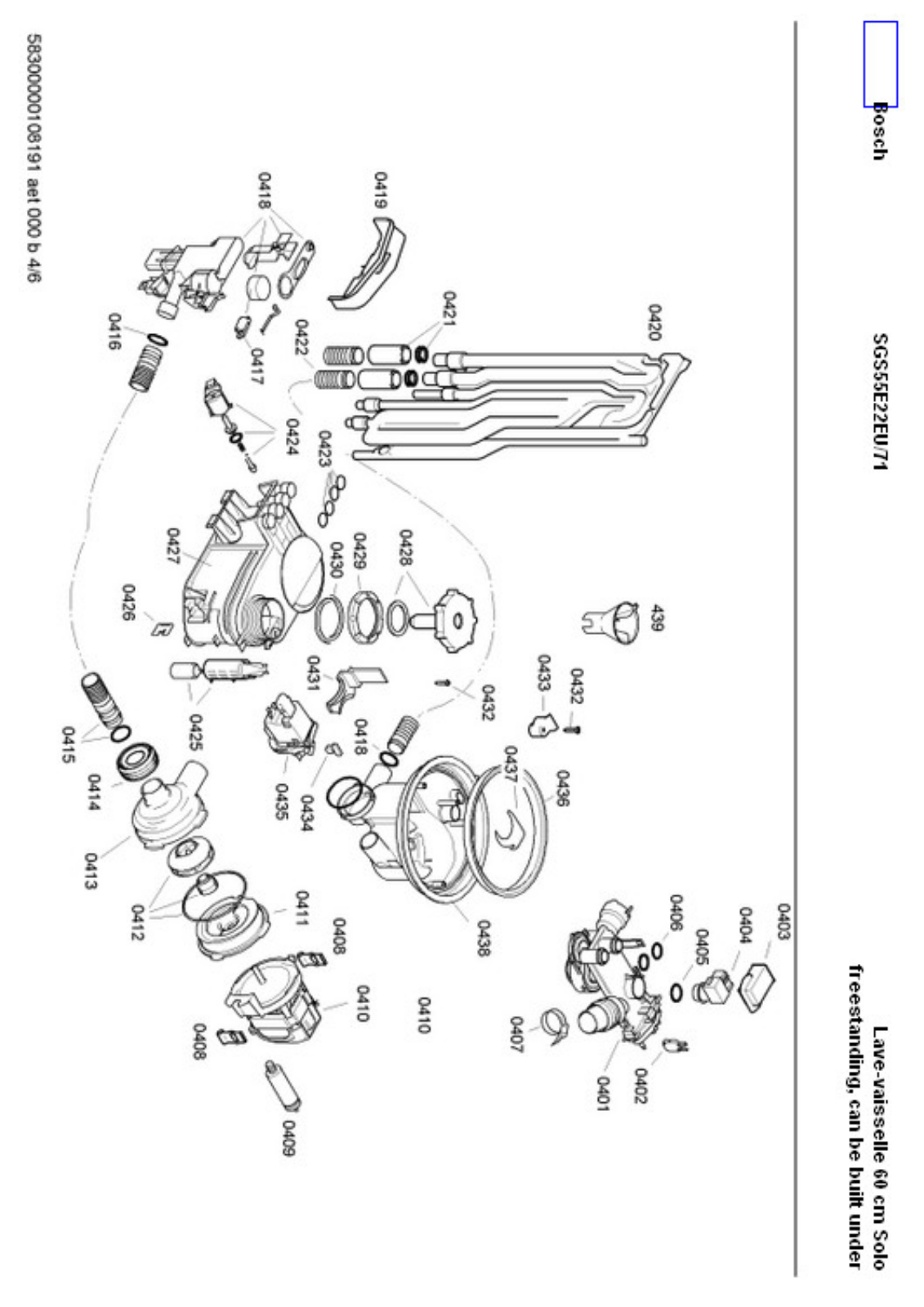 BOSCH SGS55E22 User Manual