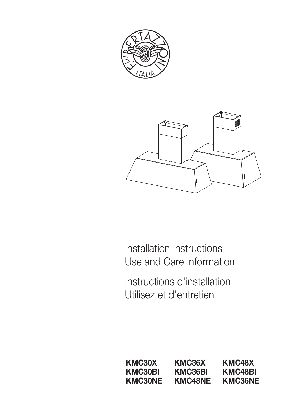 Bertazzoni KMC30X, KMC30BI, KMC30NE, KMC36X, KMC36BI Owner's Manual