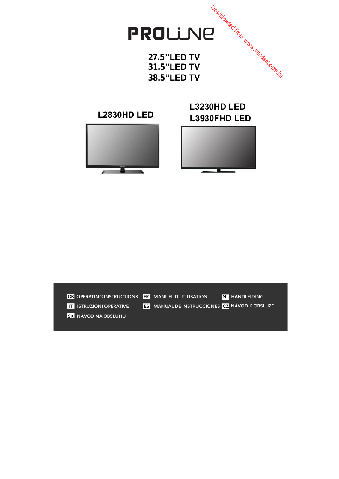 PROLINE LD3255HD User Manual