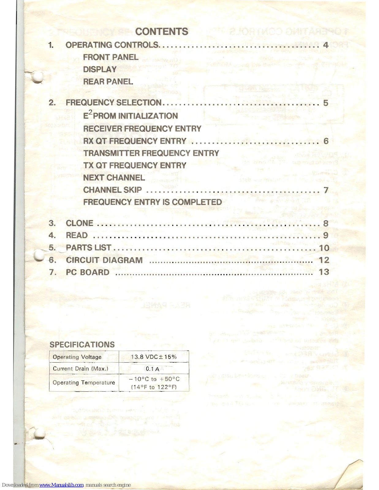 Kenwood KPT-40 User Manual