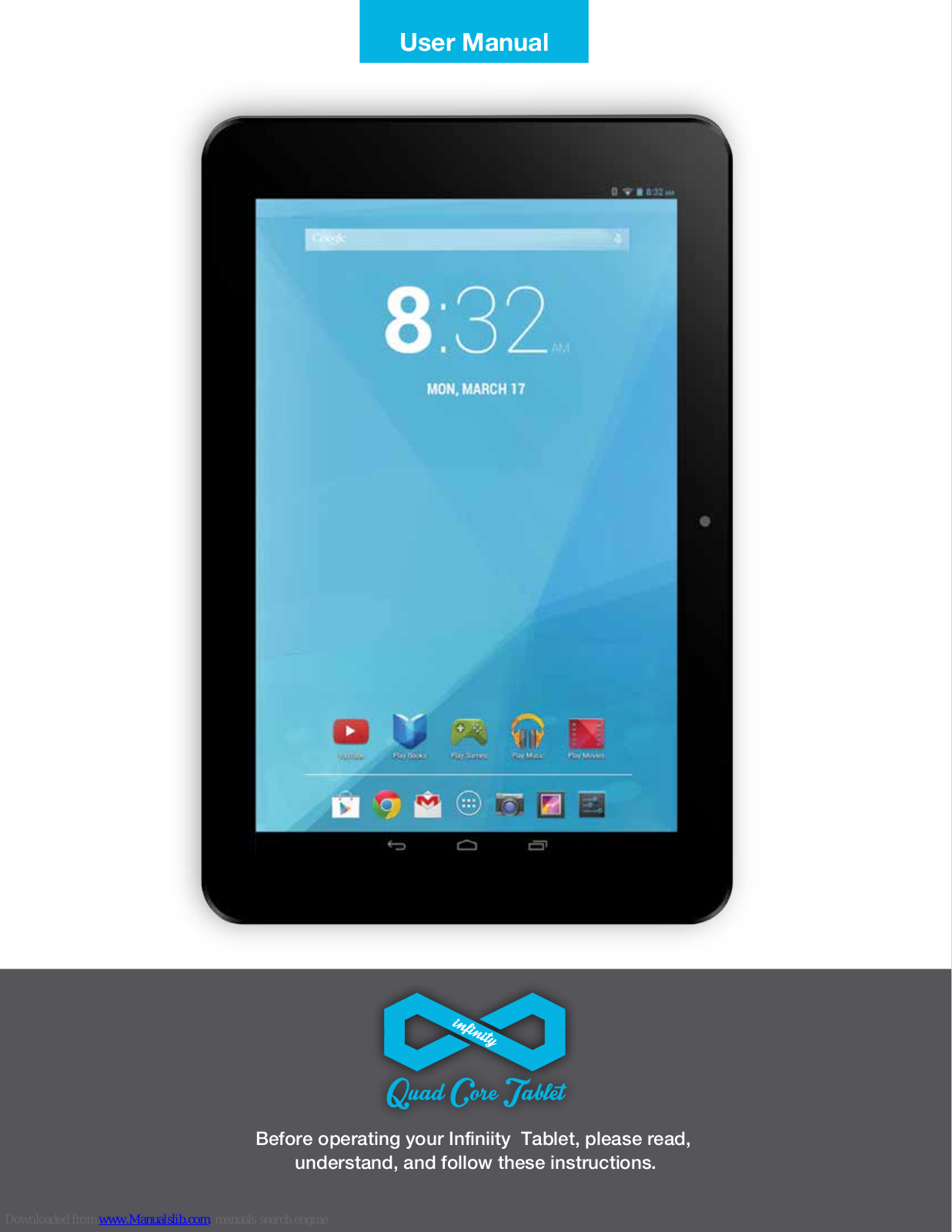 Infinity tablet User Manual