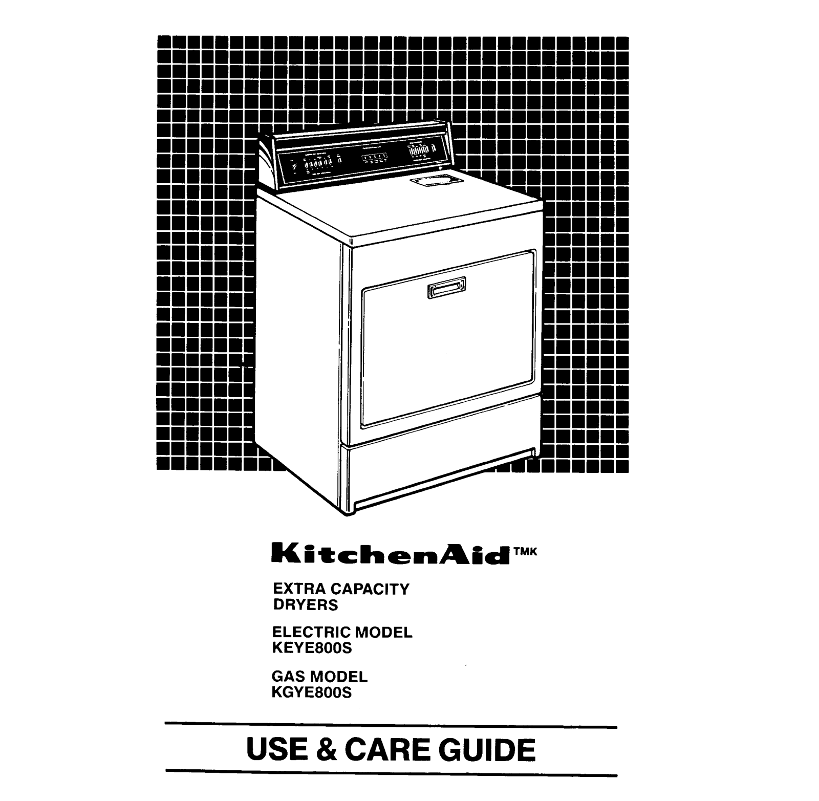 KitchenAid KEYE800S, KGYE800S User Manual