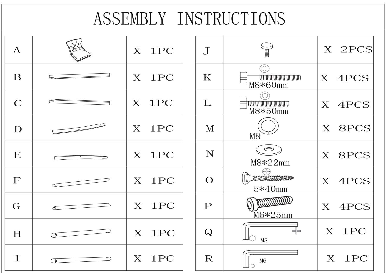 Aoche ACHE1788 Installation & Assembly - ManualMachine.com
