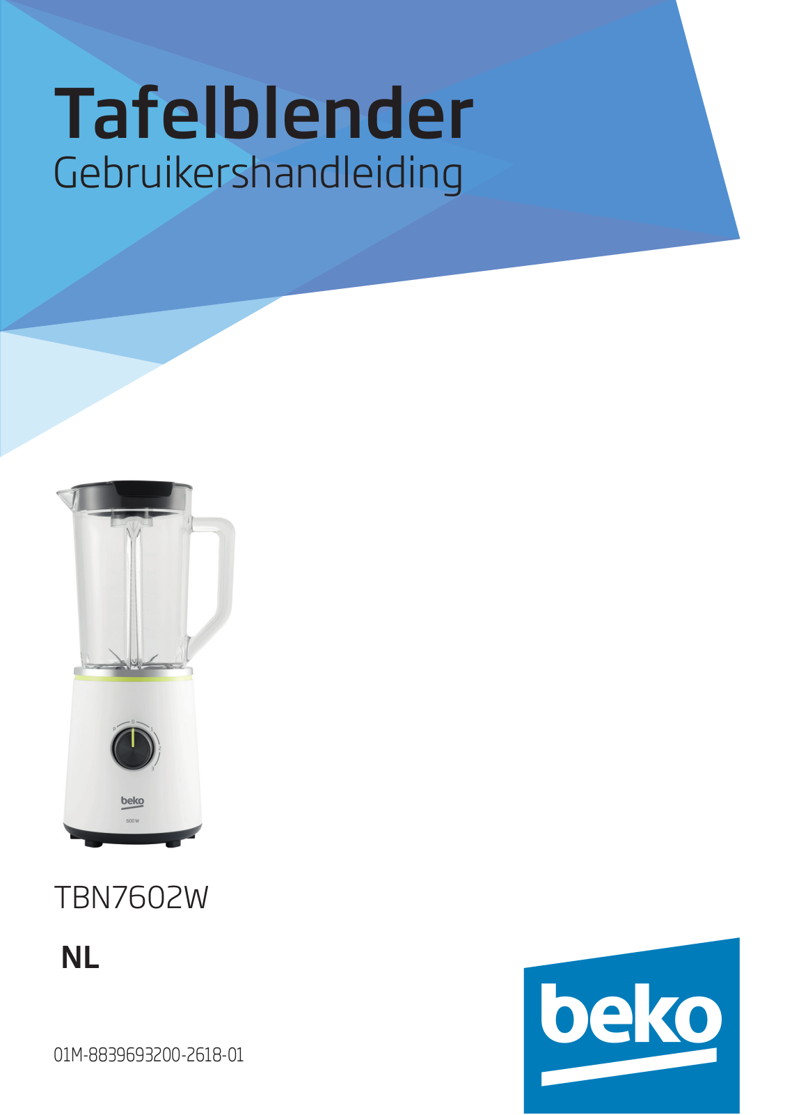 Beko TBN7602W User manual