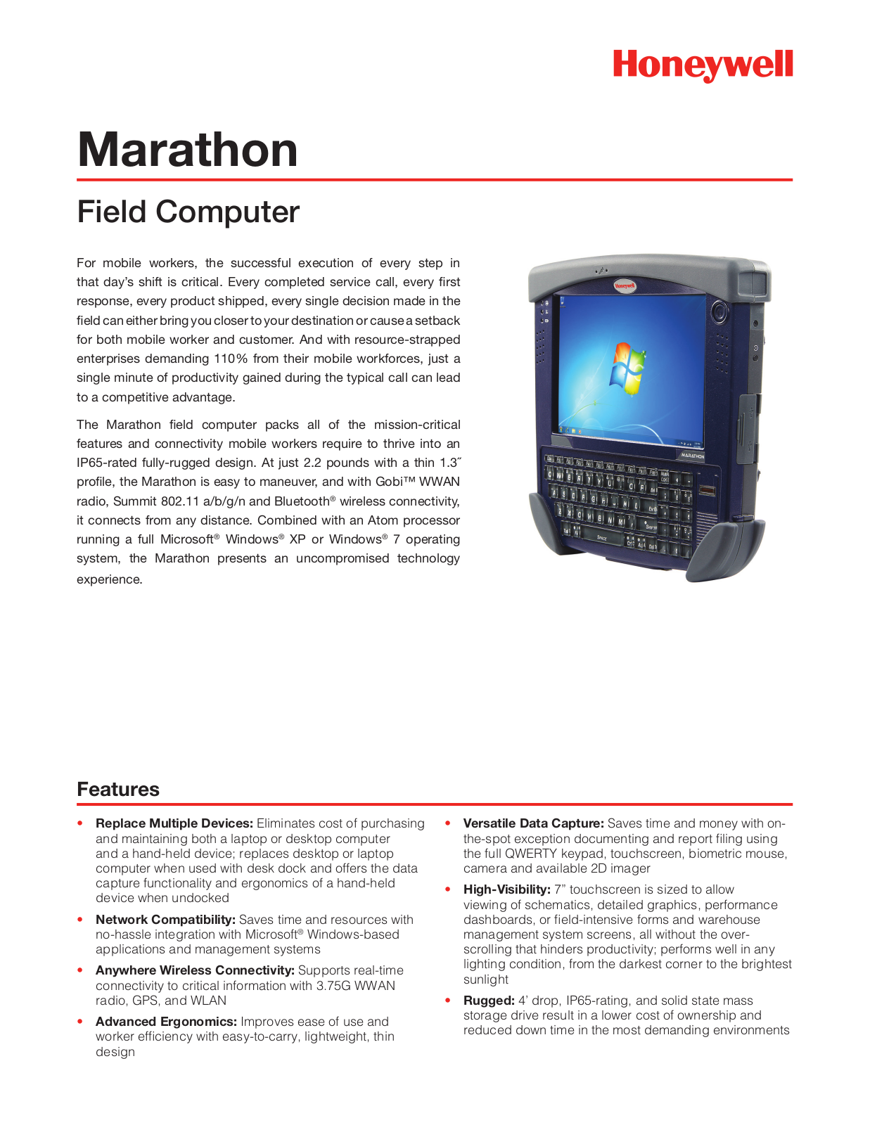 Honeywell FX1BD8A2AET0JA Product Data Sheet