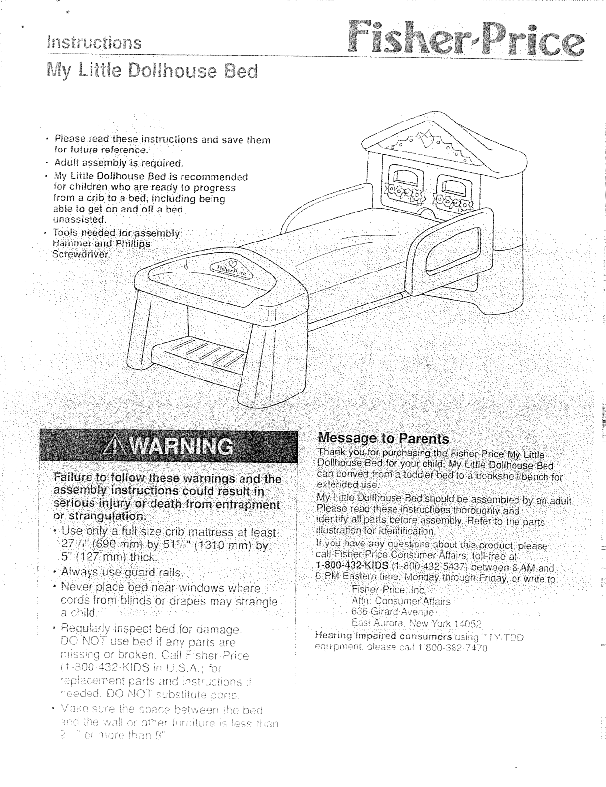 Fisher-Price 79429 Instruction Sheet