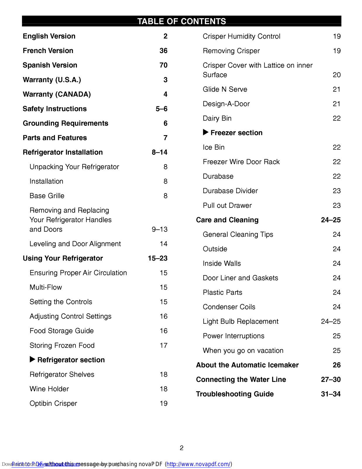 LG LRFC25750ST, LRFC25750WW, LRFC21755 Series, LRFC25750 Series User Manual