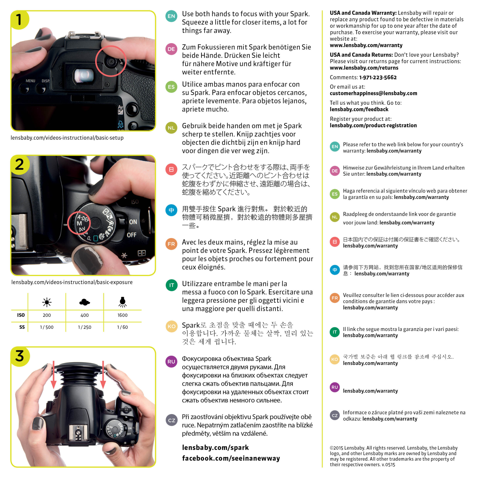 Lensbaby Spark User Manual