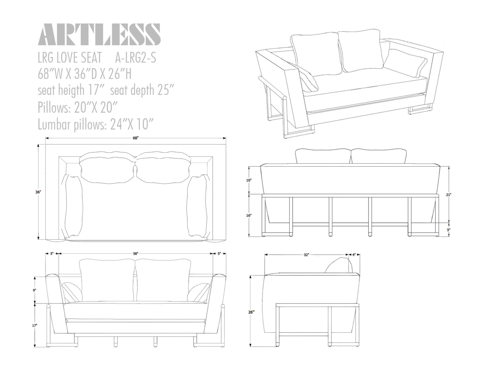 ARTLESS LYS1253 Dimensions - ManualMachine.com