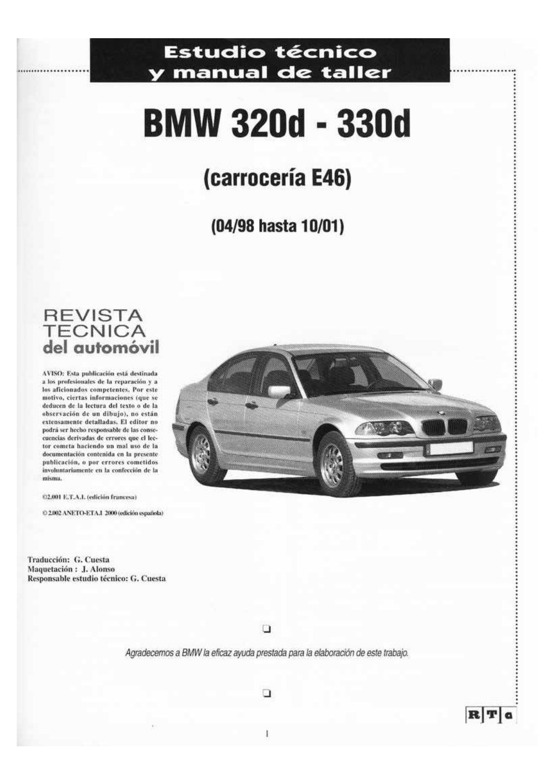 BMW 320D Service Manual