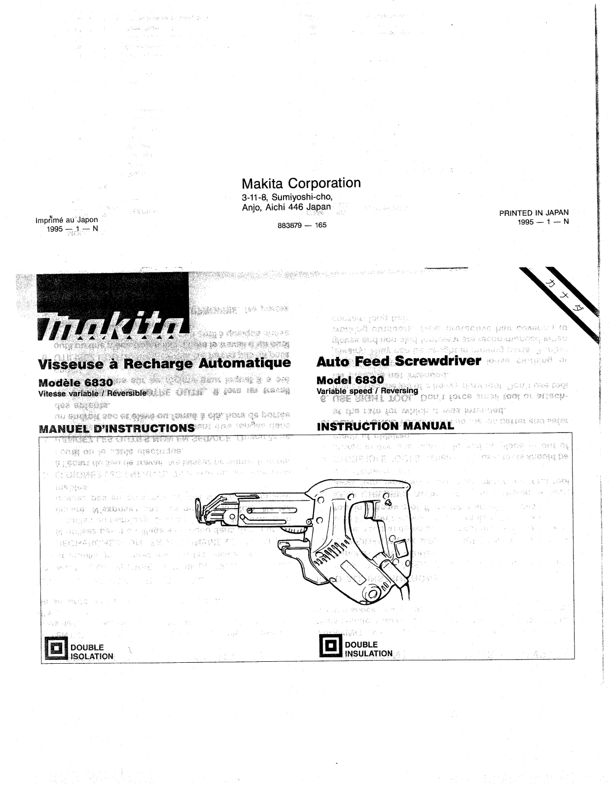 Makita 6830 User Manual