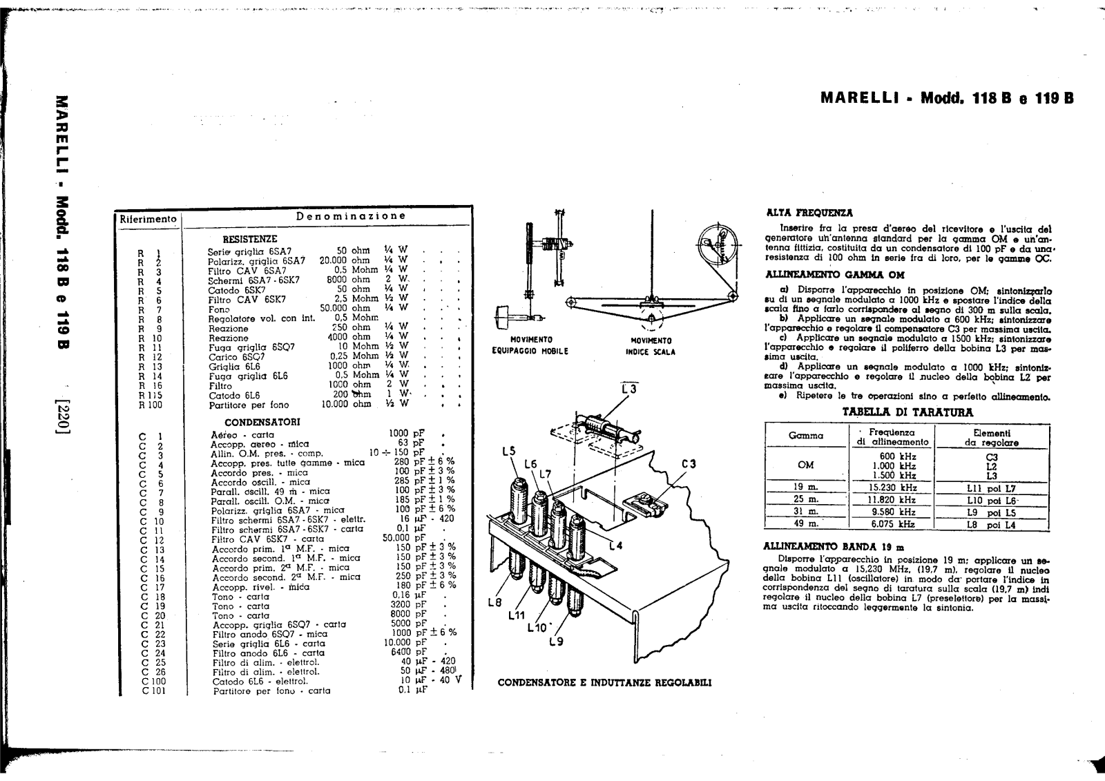 Radiomarelli 118b schematic