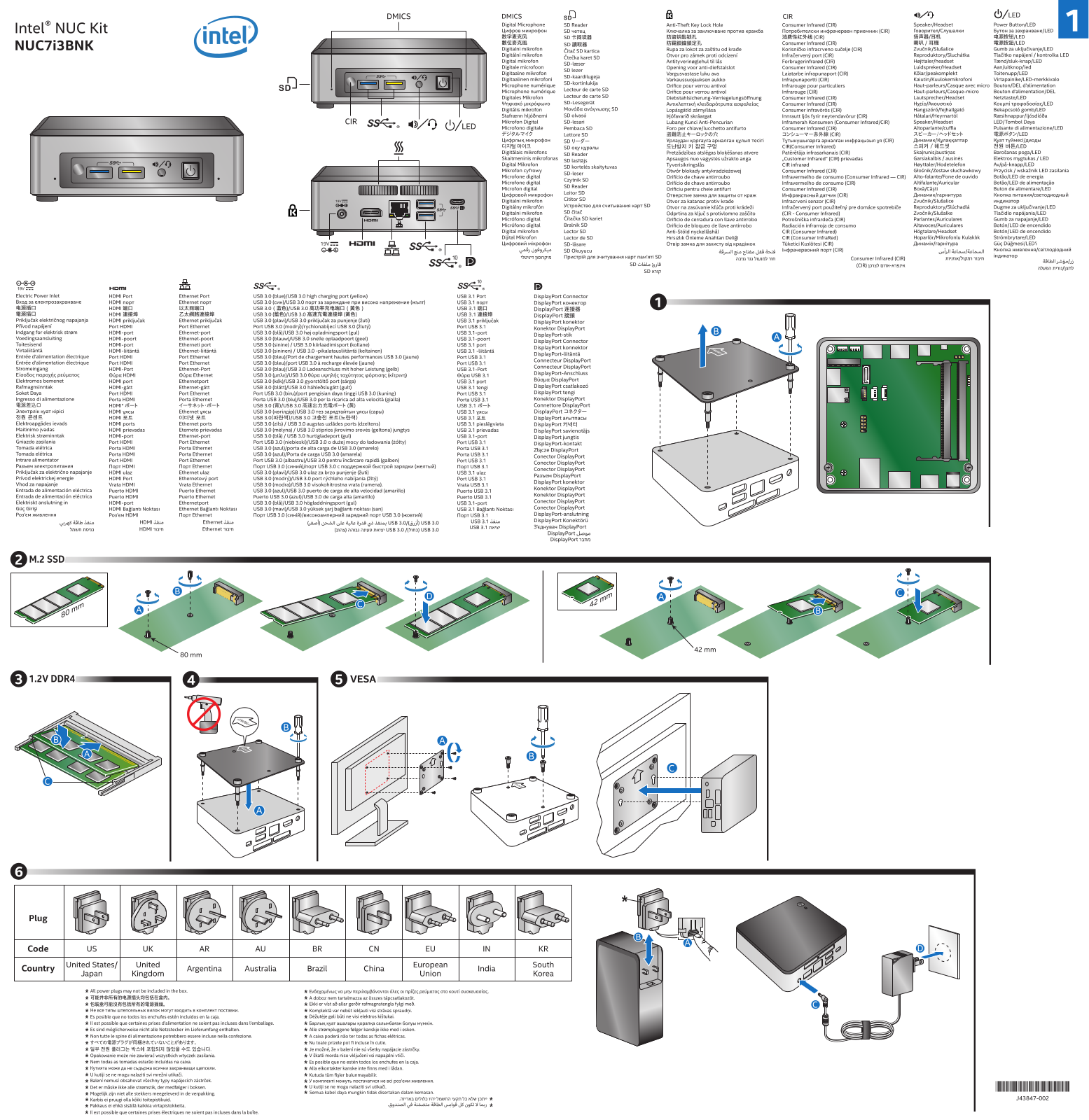 intel BOXNUC7I3BNK User Manual