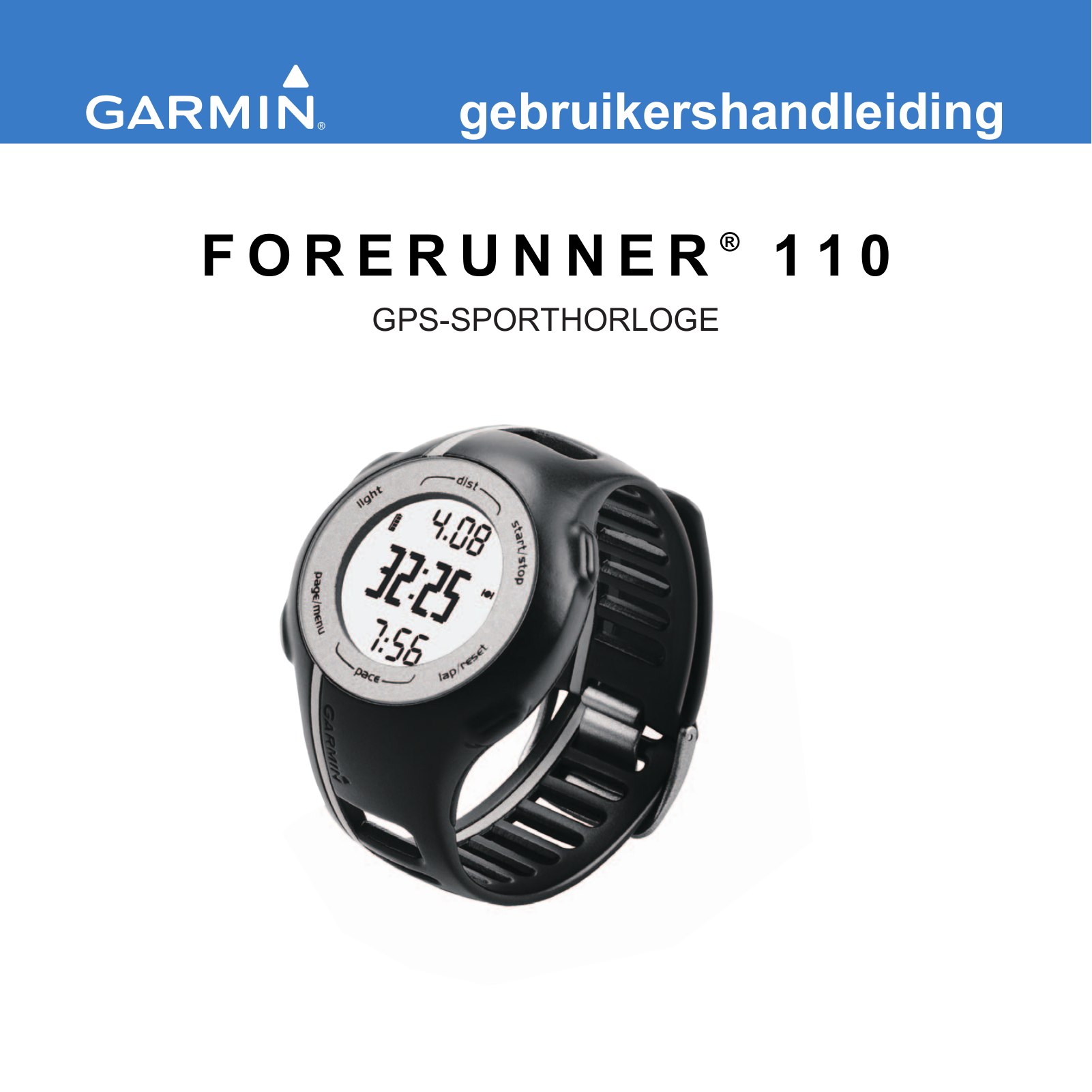 Garmin Forerunner 110 User manual