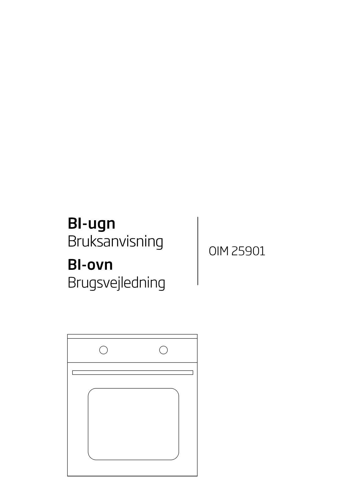 Beko OIM25901 User manual