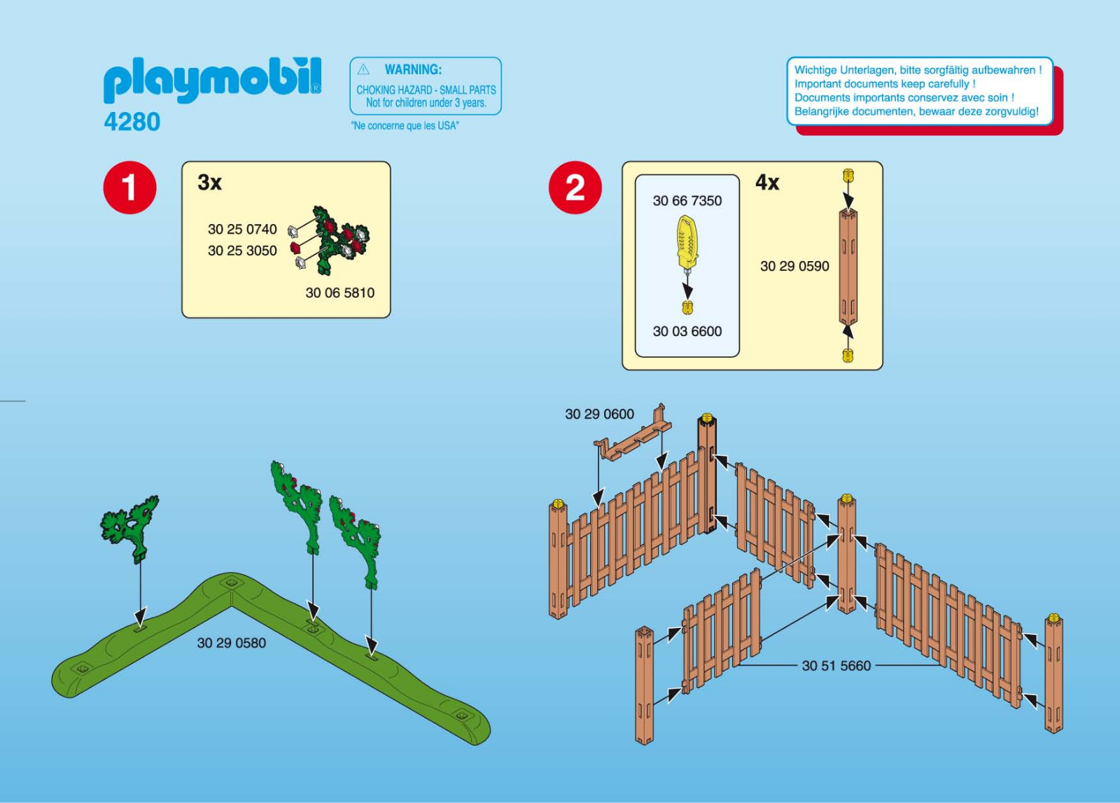 Playmobil 4280 Instructions