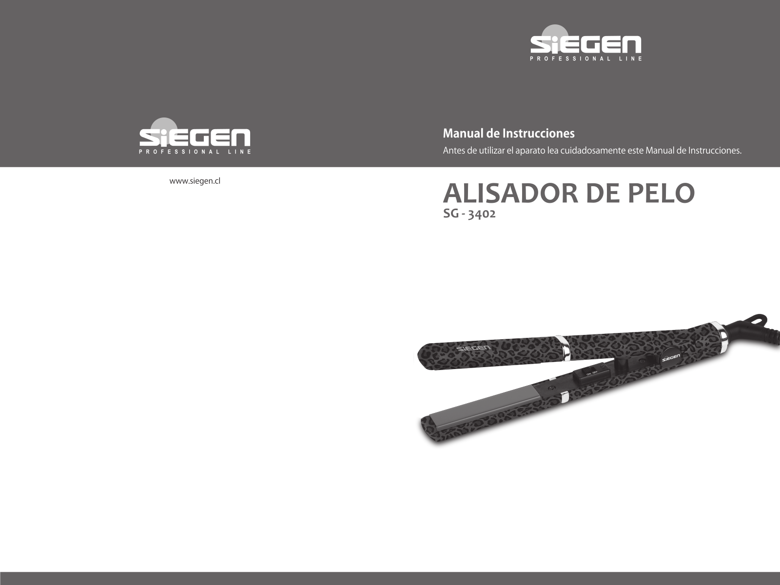 Siegen SG-3402 User Manual