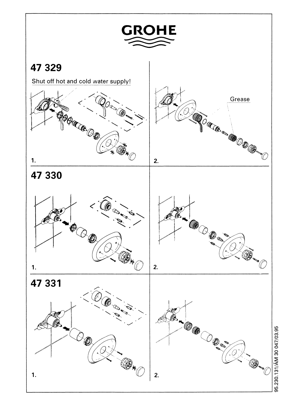 GROHE GRH1461 Installation & Assembly - ManualMachine.com