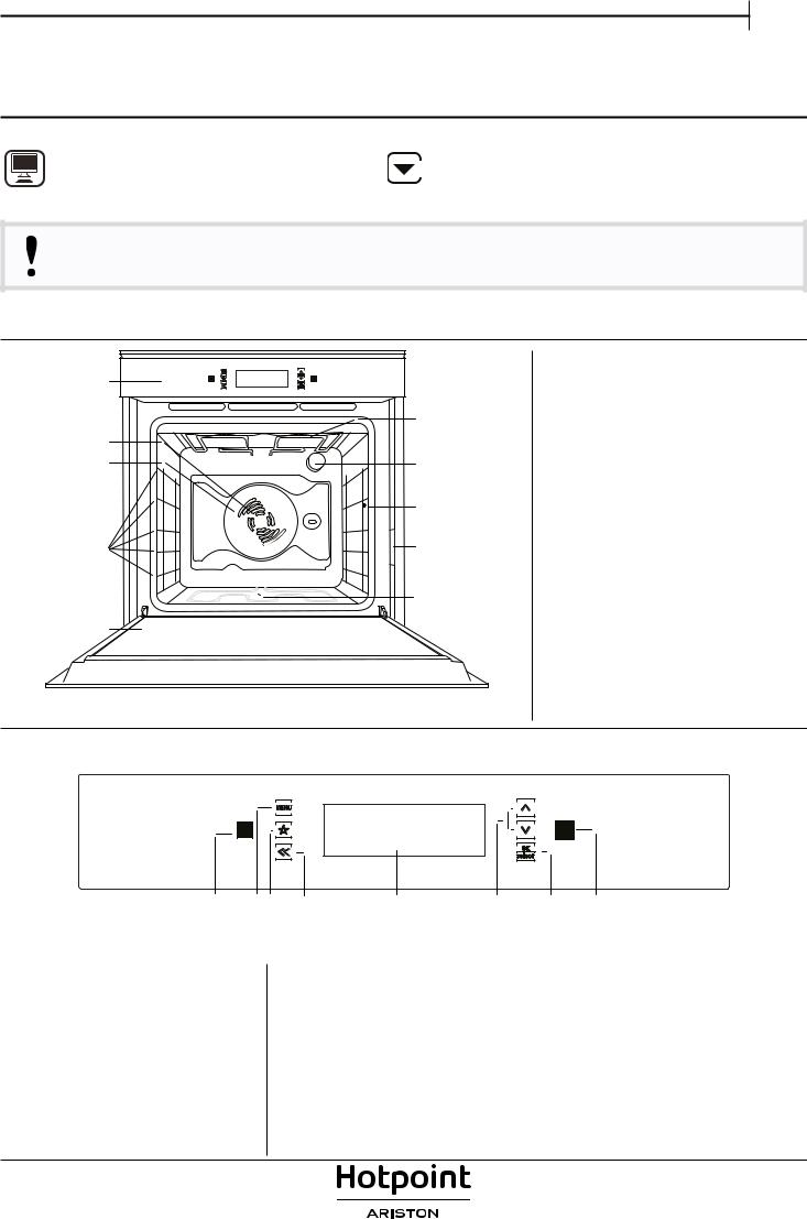 HOTPOINT/ARISTON FI9 891 SH IX HA Daily Reference Guide