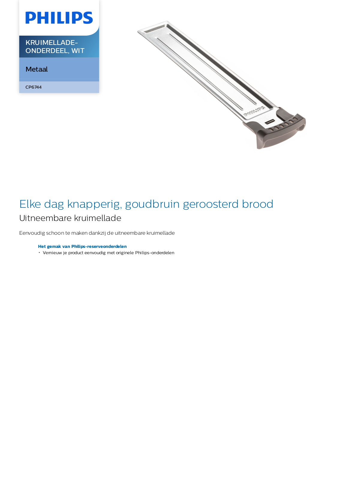 Philips CP6744/01 Leaflet - ManualMachine.com