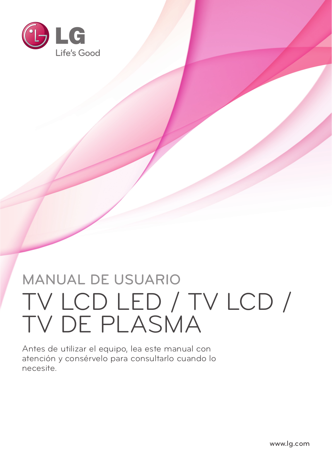 LG 50PZ570 User Manual