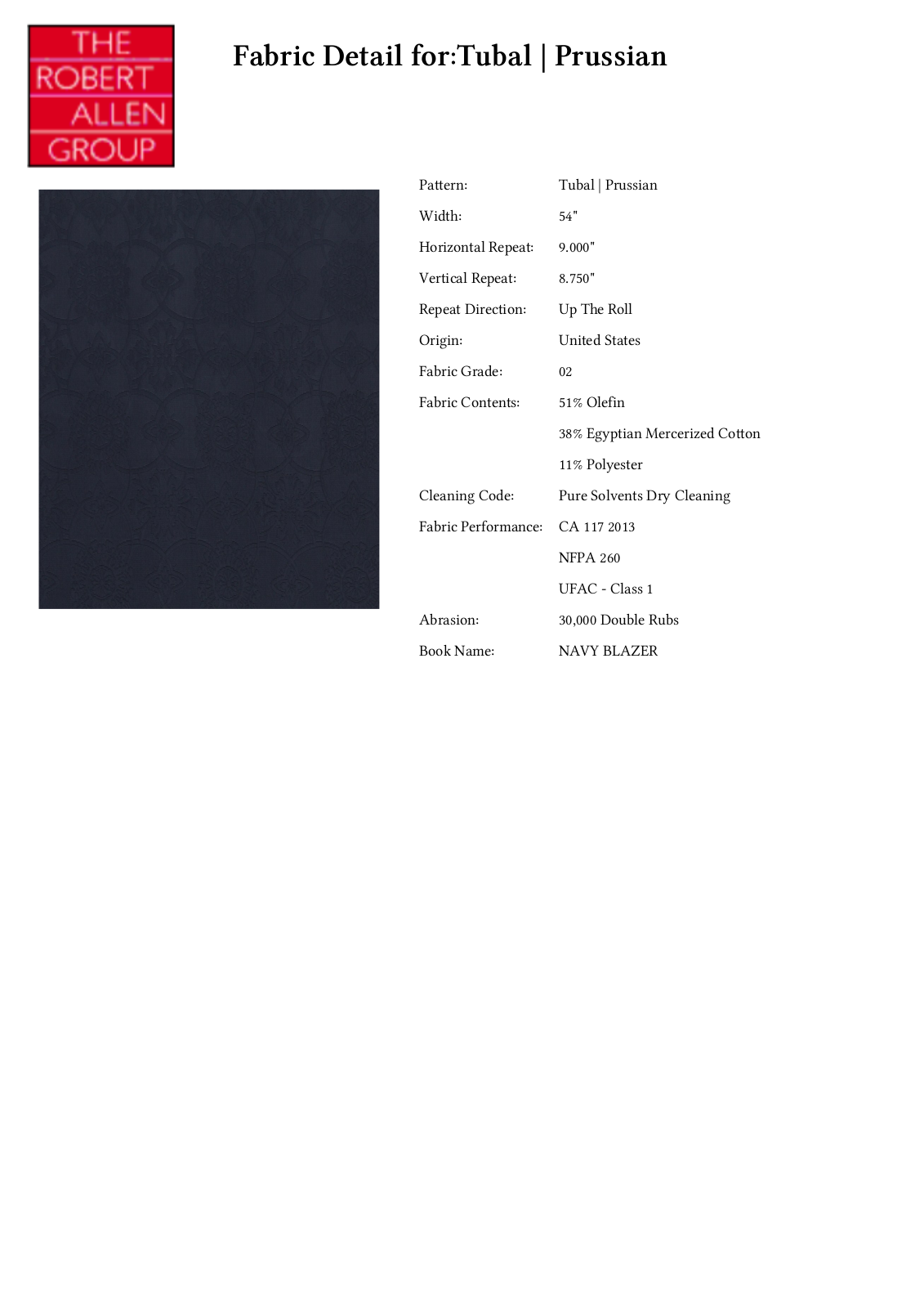 Robert Allen RALF1454 Specifications - ManualMachine.com