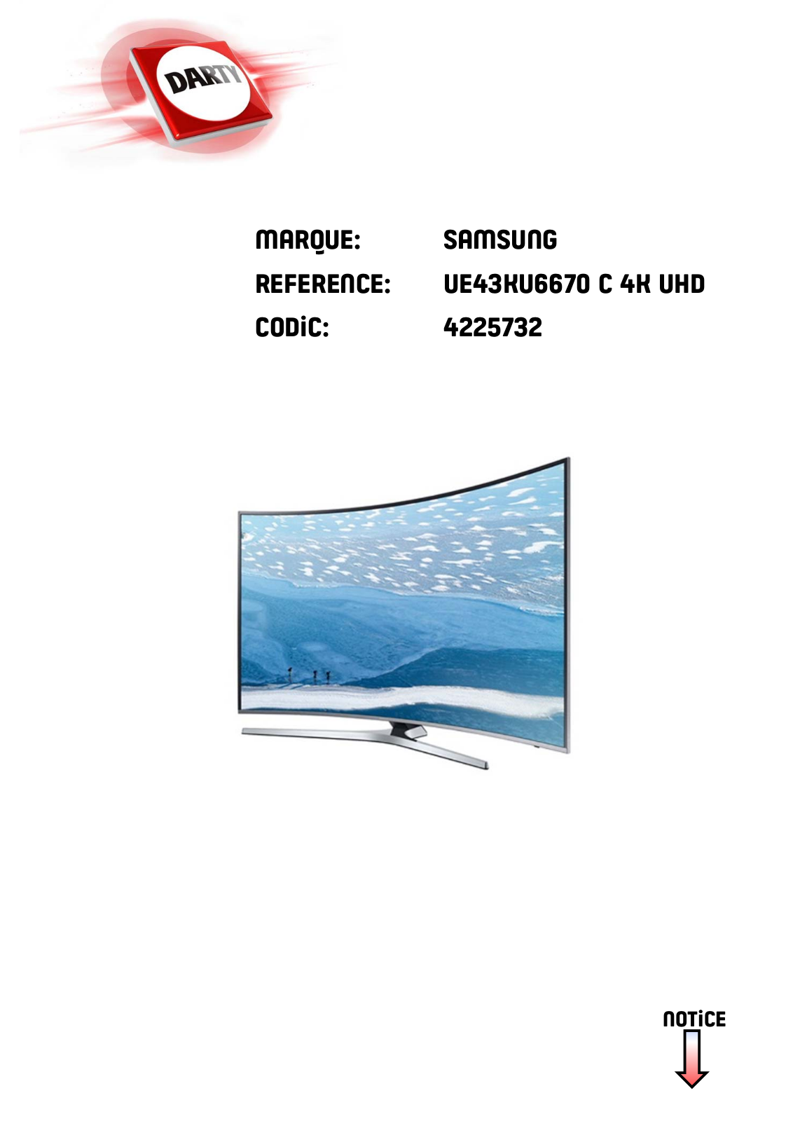 SAMSUNG UE43KU6670 User Manual