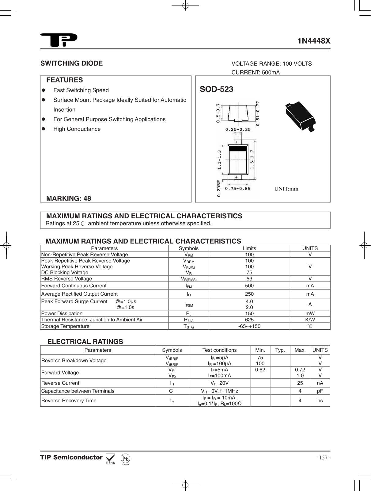 TIP 1N4448X Schematic