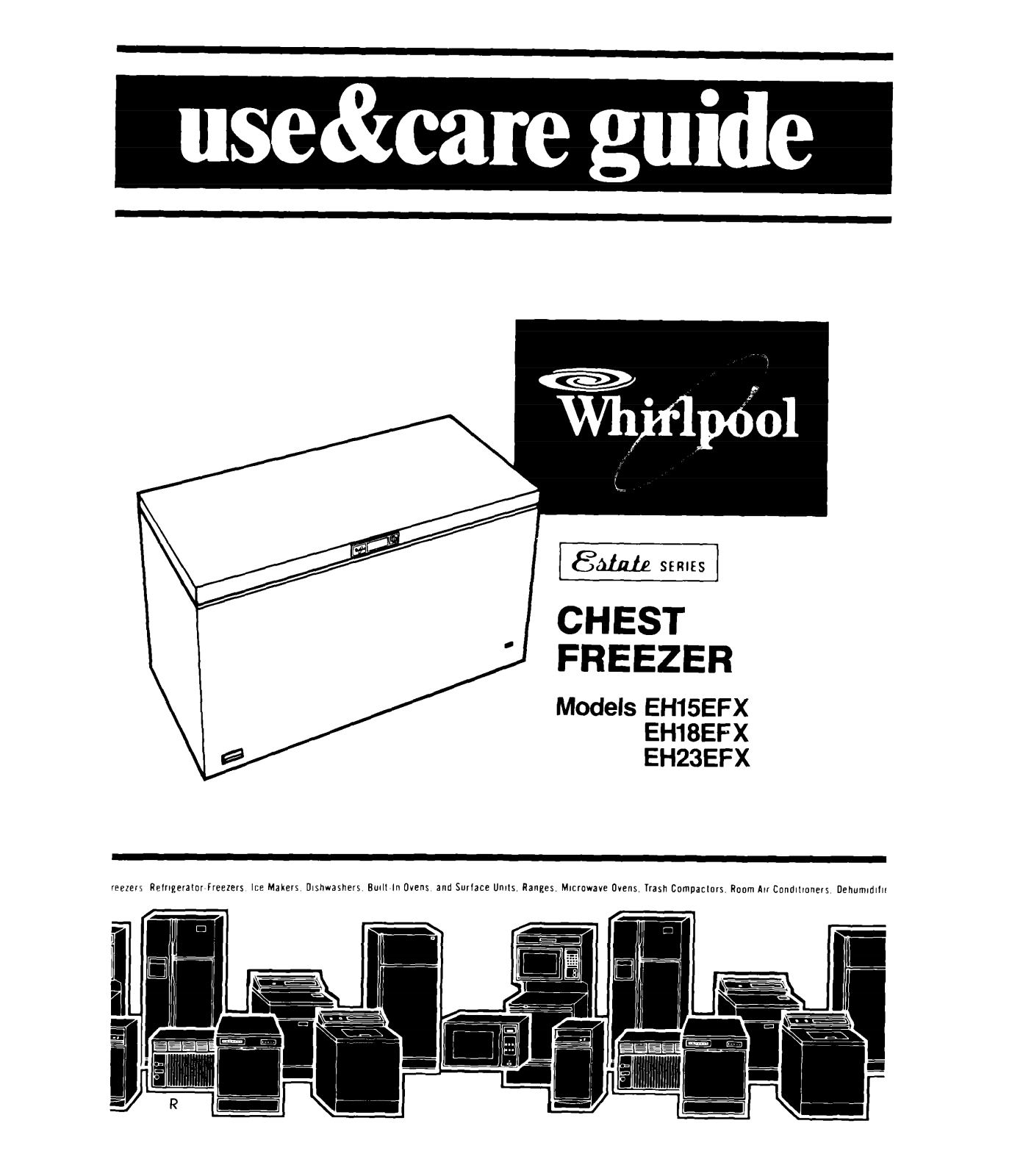 Whirlpool EH15EFX, EH23EFX Owner's Manual